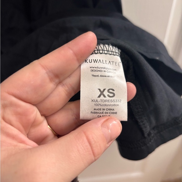 KUWALLATEE 100% Cotton T-Shirt Dress Size XS - Picture 4 of 5